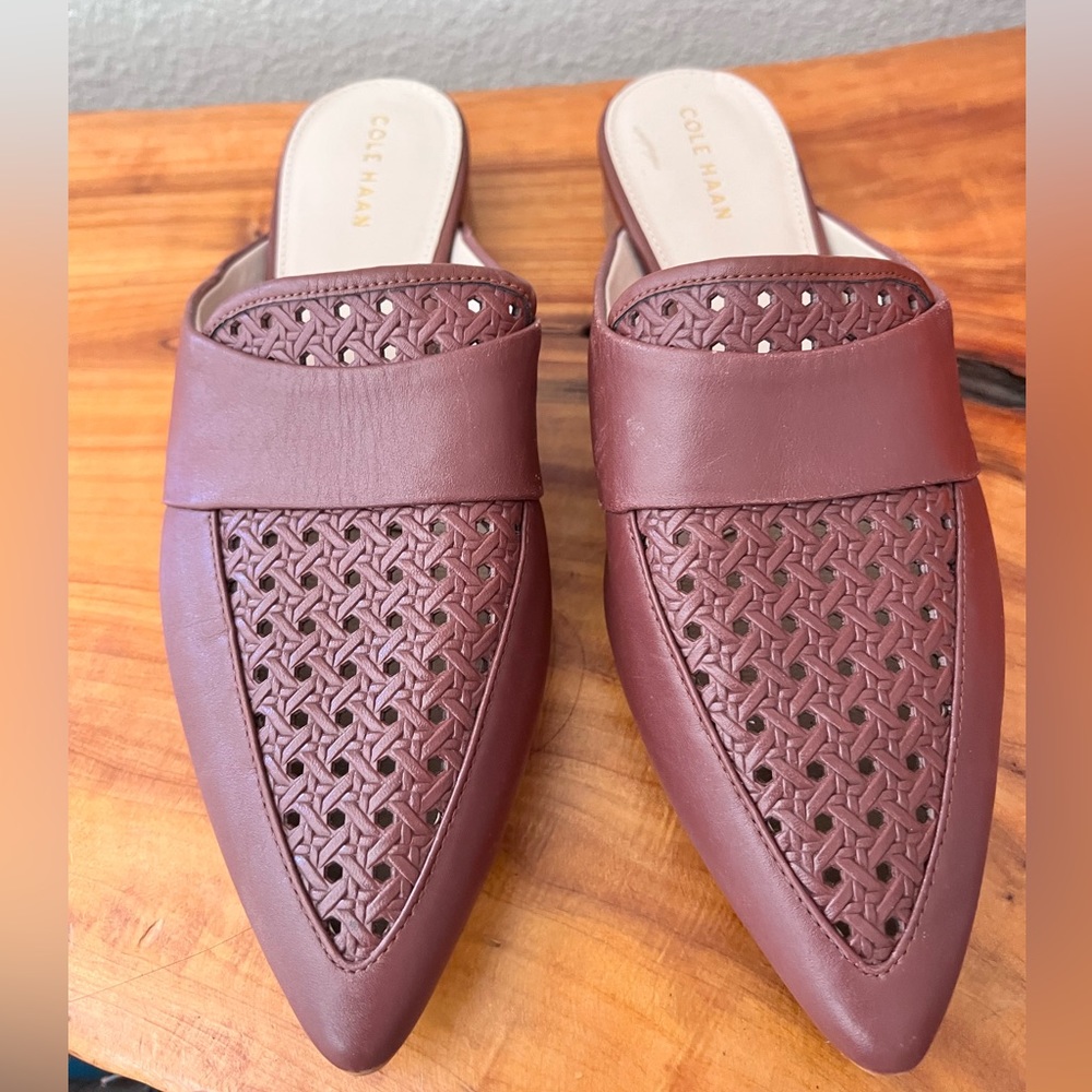 Cole Haan Pointed Toe Mules (size 6.5)